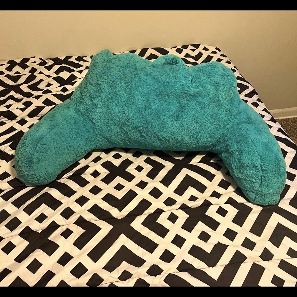 Plush back pillow chair